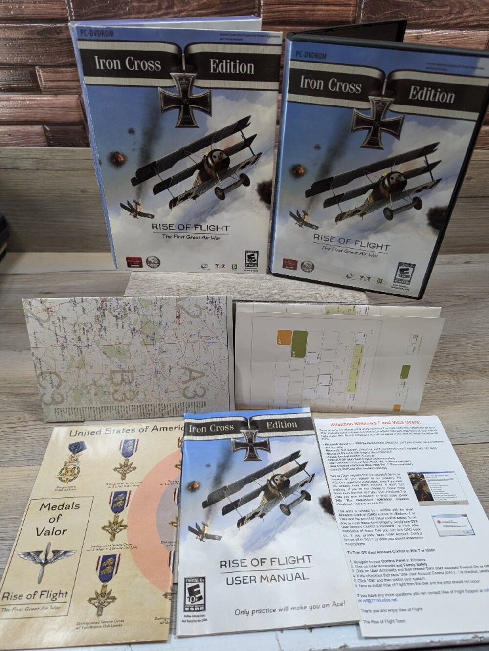 Rise Of Flight First Great Air War Iron Cross Edition PC Game 777 Studios 2010
